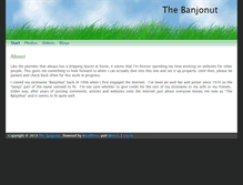 Tablet Screenshot of banjonut.com